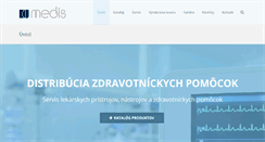 Desktop Screenshot of medis.sk